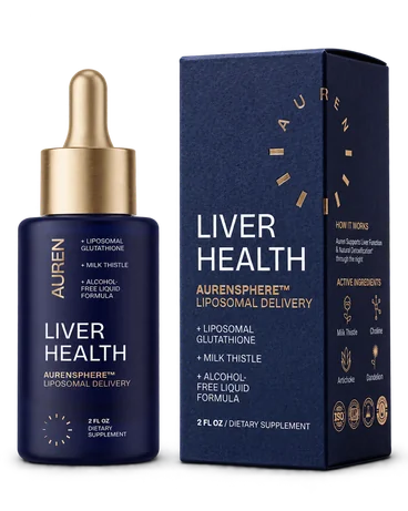 AUREN Liver Health bottle and box