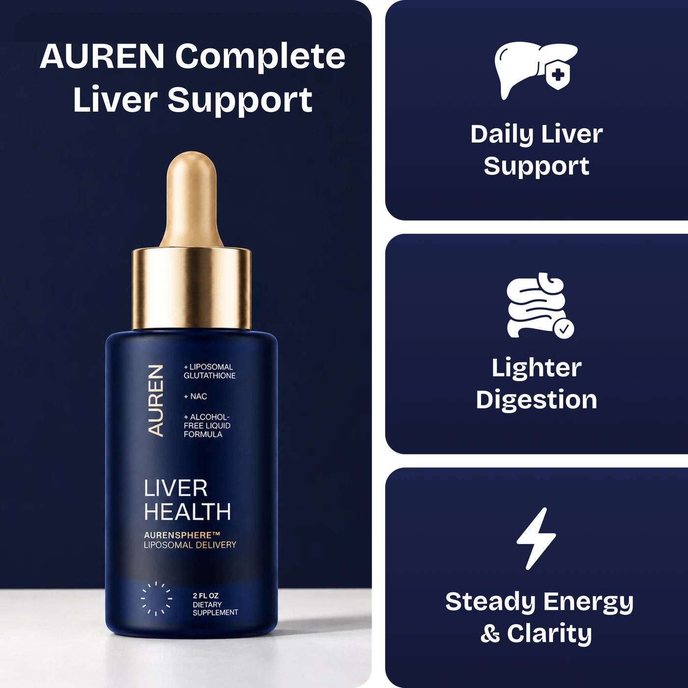 AUREN Complete Liver Support — liquid liver formula
