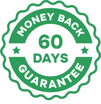 60 days money back guarantee